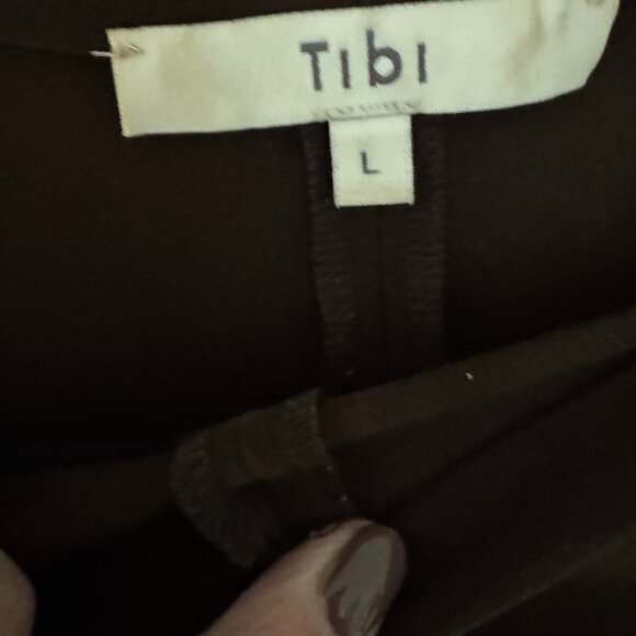 Tibi brown jersey top - Picture 2 of 3